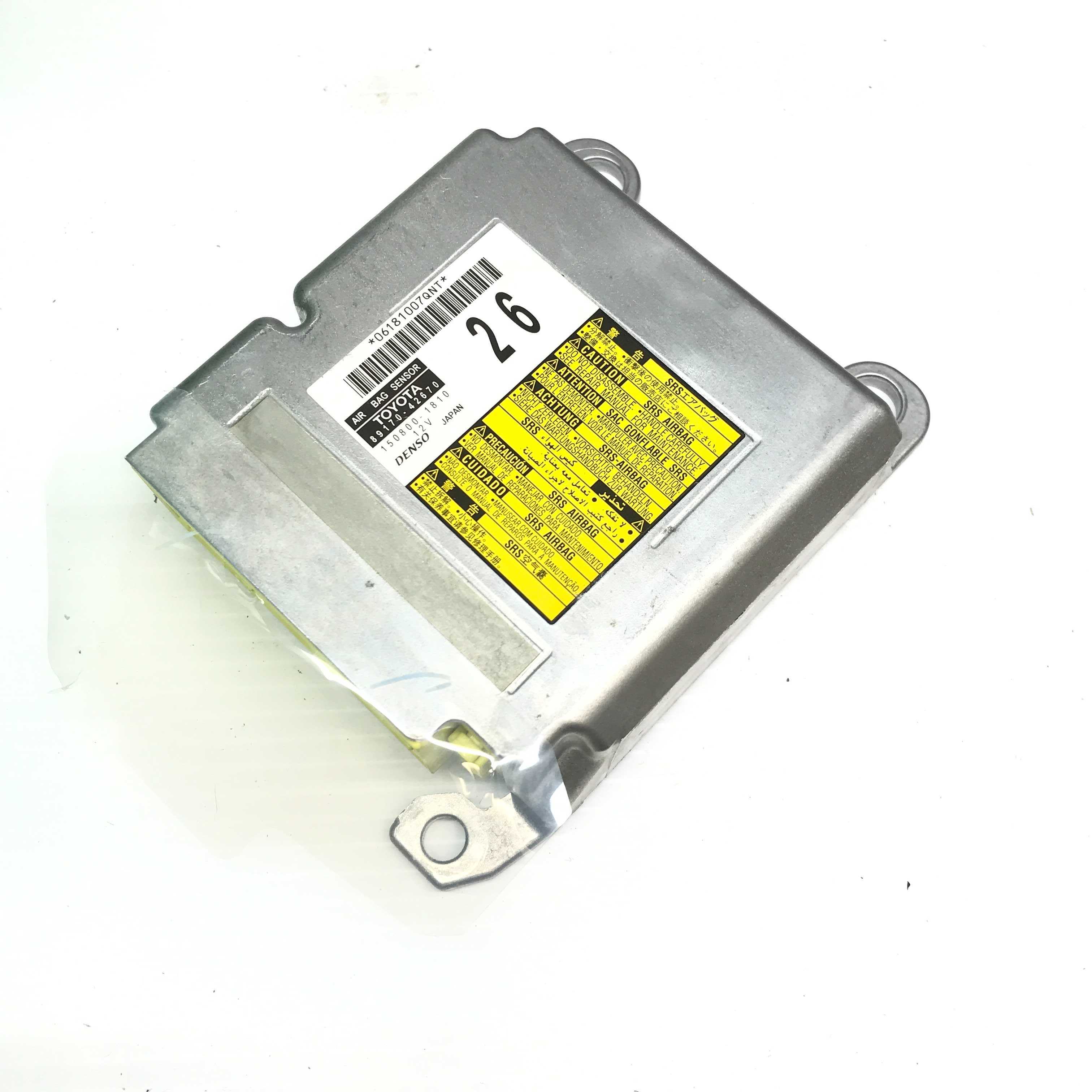 TOYOTA RAV4 SRS Airbag Computer Diagnostic Control Module PART