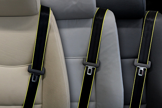 LV Black & Gray - Custom Color Seat Belt Webbing Replacement - Color Code  70450 Custom Color Seat Belt | MyAirbags